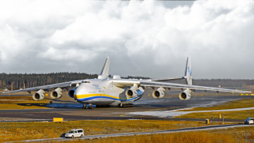 Картинка ан-225+мрия авиация грузовые+самолёты ан 225 мрия аэропорт самолет грузовой