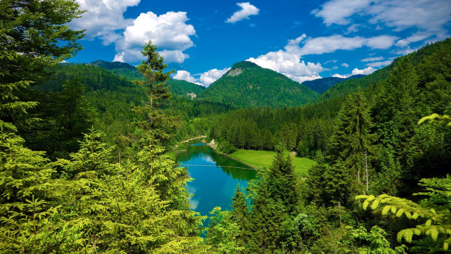 Обои картинки фото lake sylvenstein, bavaria, природа, реки, озера, lake, sylvenstein