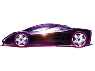 Картинка honda hsc concept рисованные авто мото