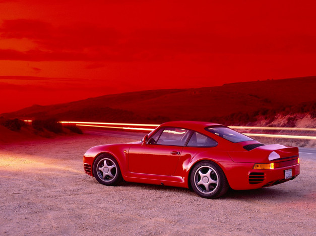 Обои картинки фото red, racer, автомобили, porsche