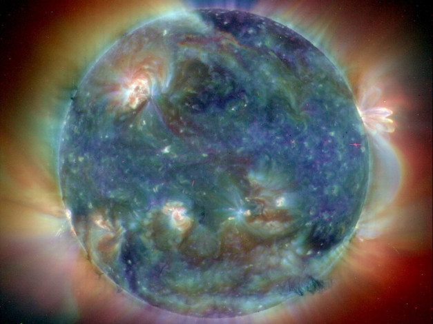 Обои картинки фото солнцестояние, космос, солнце