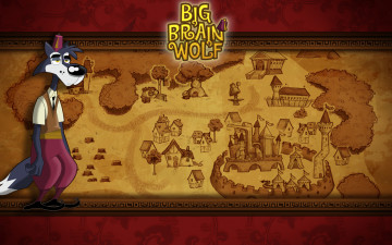 Картинка big brain wolf видео игры