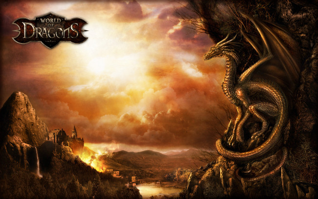 Обои картинки фото world, of, dragons, видео, игры