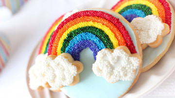Картинка еда пирожные +кексы +печенье драже печенье радужное