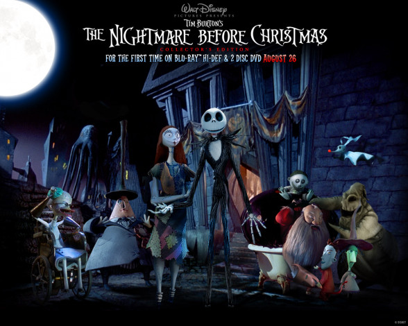 Обои картинки фото мультфильмы, the, nightmare, before, christmas