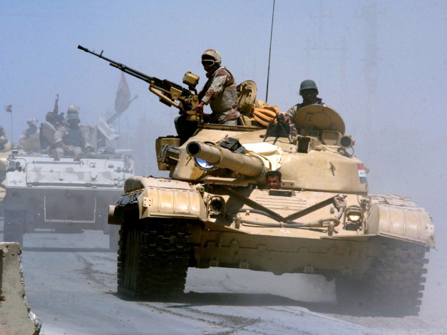 Обои картинки фото танк, 64, иракских, вс, техника, военная