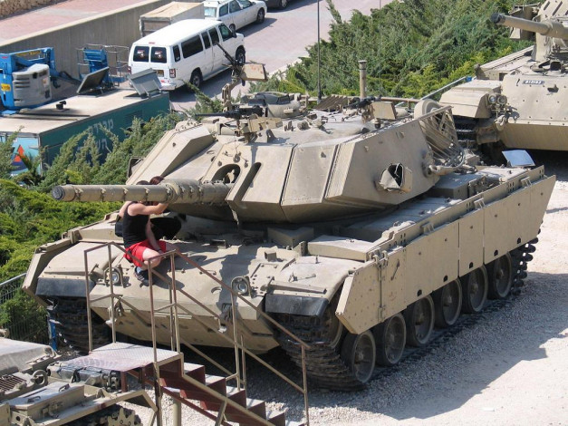 Обои картинки фото танк, «магах, 7», техника, военная