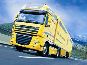 Картинка daf xf 105 автомобили trucks nv седельные тягачи шасси автобусы нидерланды