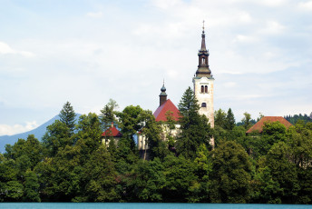 Картинка города блед словения остров церковь