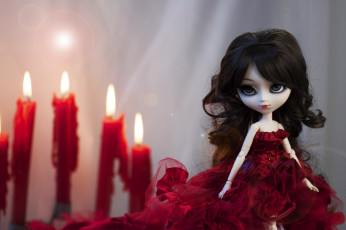 Картинка разное игрушки свечи кукла