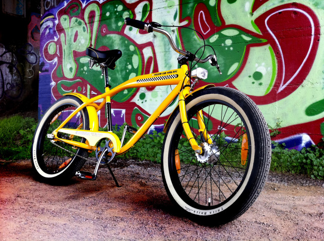 Обои картинки фото техника, велосипеды, yellow