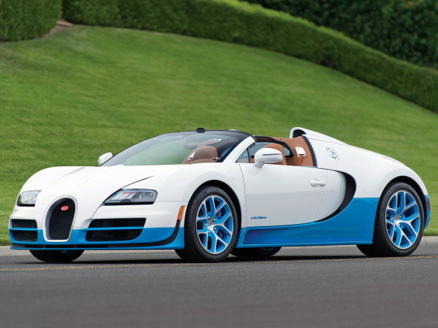 Обои картинки фото автомобили, bugatti, 2013г, californien, le, ciel, vitesse, roadster, sport, grand, veyron