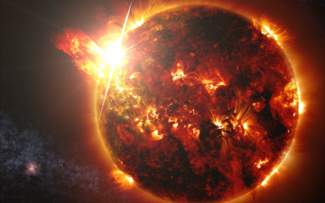 Картинка космос солнце space wallpapers sun nasa