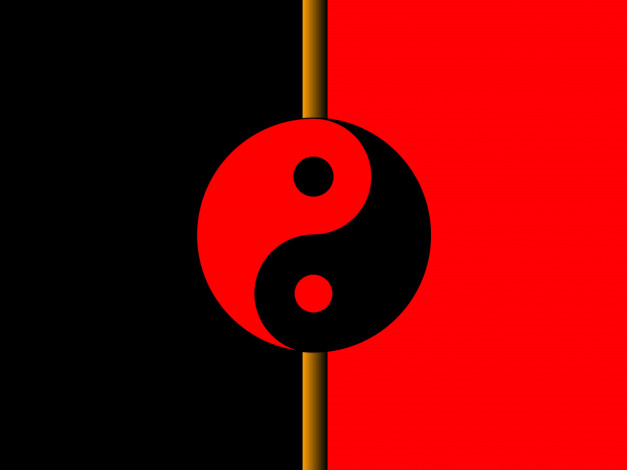 Обои картинки фото 3д графика, инь-Янь , yin yang, инь, янь, символы