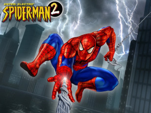 Картинка spiderman видео игры spider man enter electro