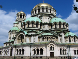 Картинка собор александра невского софия болгария города православные церкви монастыри арки купола огромный