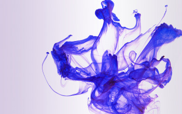 Картинка 3д графика abstract абстракции фиолетовый дым
