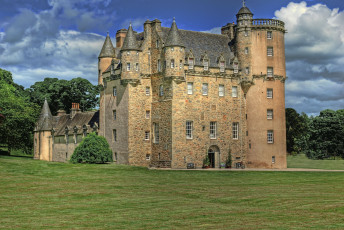 Картинка castle fraser города дворцы замки крепости шотландия замок