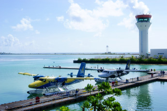обоя trans, maldivian, авиация, самолёты, амфибии, самолеты, аэропорт, мальдивы, поплавковый, гидросамолет