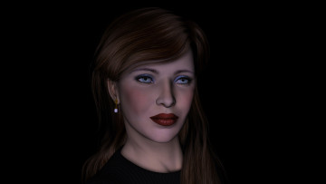 Картинка 3д графика portraits портрет девушка