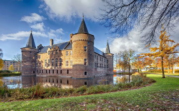 Картинка castle+helmond города замки+нидерландов castle helmond