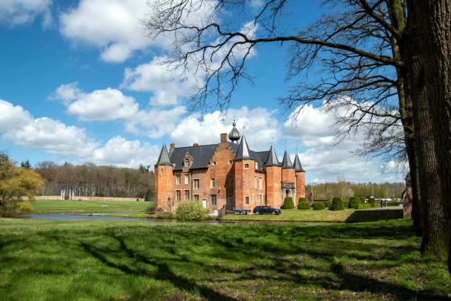 Обои картинки фото rumbeke castle, belgium, города, замки бельгии, rumbeke, castle