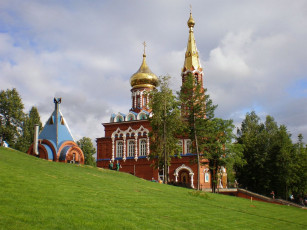 обоя izhevsk, russia, города, православные, церкви, монастыри