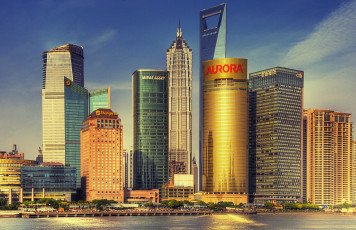 Картинка шанхай китай города небоскребы