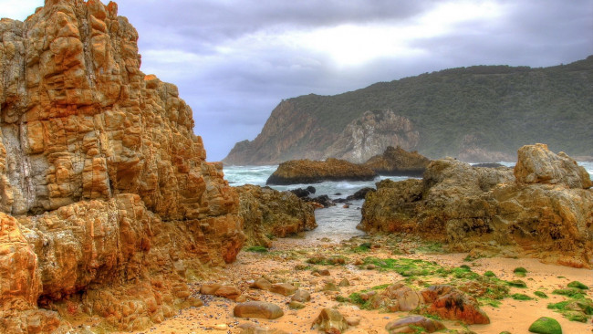 Обои картинки фото природа, побережье, море, скалы, камни