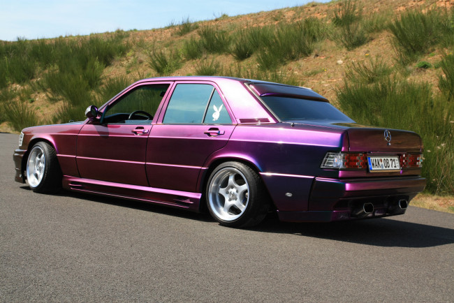 Обои картинки фото автомобили, mercedes, benz, tuning, purple