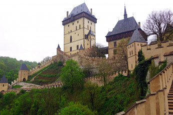 Картинка Чехия+замок+карлштейн города -+дворцы +замки +крепости замок карлштейн Чехия