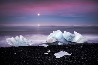 Картинка природа айсберги+и+ледники берег небо