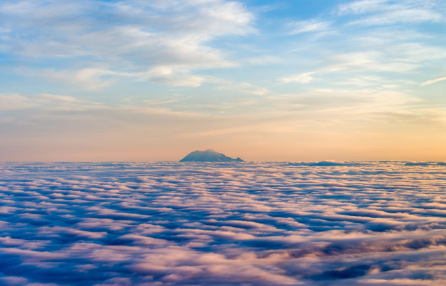 Обои картинки фото природа, облака, горы