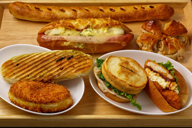 Обои картинки фото еда, бутерброды,  гамбургеры,  канапе, багет, бутырброды