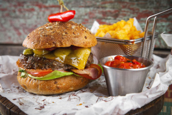 Картинка еда бутерброды +гамбургеры +канапе бургер картошка-фри начинка соус