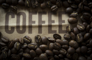 Картинка еда кофе +кофейные+зёрна зерна надпись
