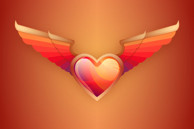 Обои картинки фото векторная графика, сердечки , hearts, фон, сердечко