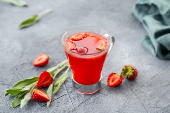 Картинка еда напитки +коктейль напиток клубника ягоды