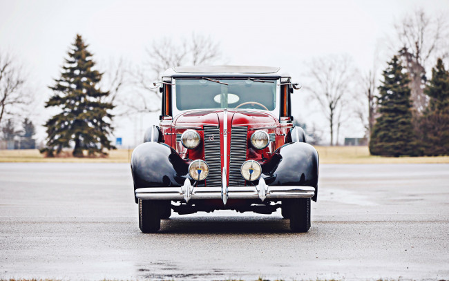 Обои картинки фото автомобили, классика, buick, roadmaster, limousine, 4k, вид, спереди, 1937, года, ретро, американские