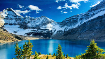 Картинка emerald+lake yoho+national+park british+columbia природа реки озера emerald lake yoho national park british columbia