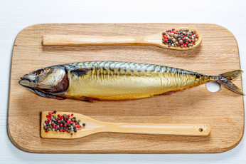 Картинка еда рыбные+блюда +с+морепродуктами перец скумбрия копченая