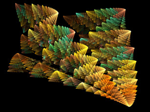 Картинка 3д графика fractal фракталы узор абстракция фон тёмный