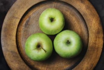 Картинка еда Яблоки витамины фрукт блюдо