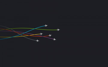 Картинка векторная графика самолеты