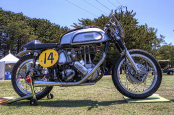 обоя 1963 norton es2 modified, мотоциклы, norton, байк