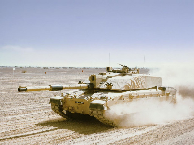 Обои картинки фото техника, военная, гусеничная, бронетехника, танк, Челленджер