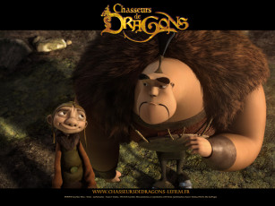 Картинка охотники на драконов мультфильмы chasseurs de dragons