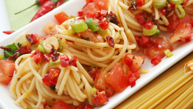 Обои картинки фото еда, макаронные, блюда, спагетти