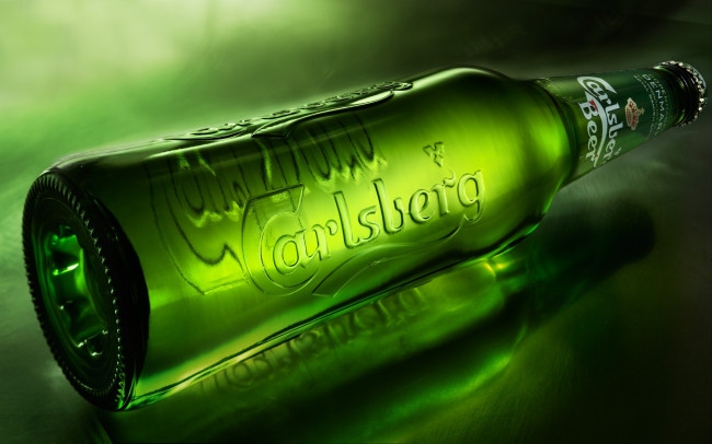 Обои картинки фото бренды, carlsberg, пиво, бутылка