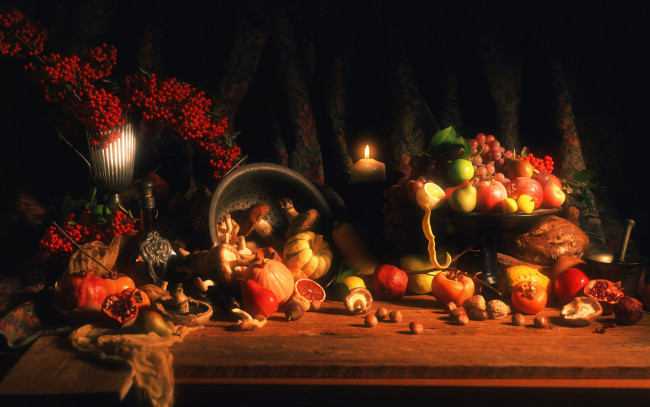 Обои картинки фото еда, натюрморт, фрукты, овощи